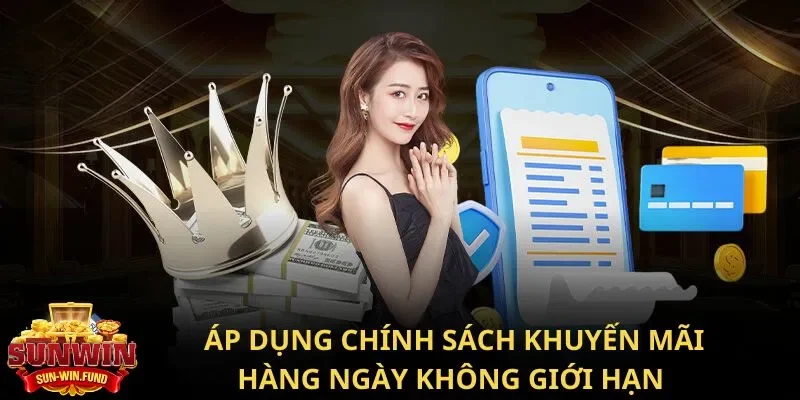 Áp dụng chính sách khuyến mãi hàng ngày không giới hạn 